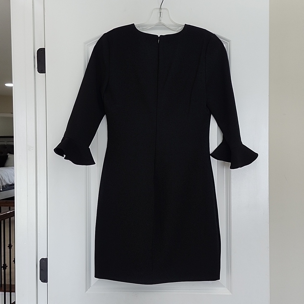 NWOT REAL REAL LIKELY BLACK BELLE SLEEVE BEDFORD MINIDRESS 6 - Picture 12 of 13